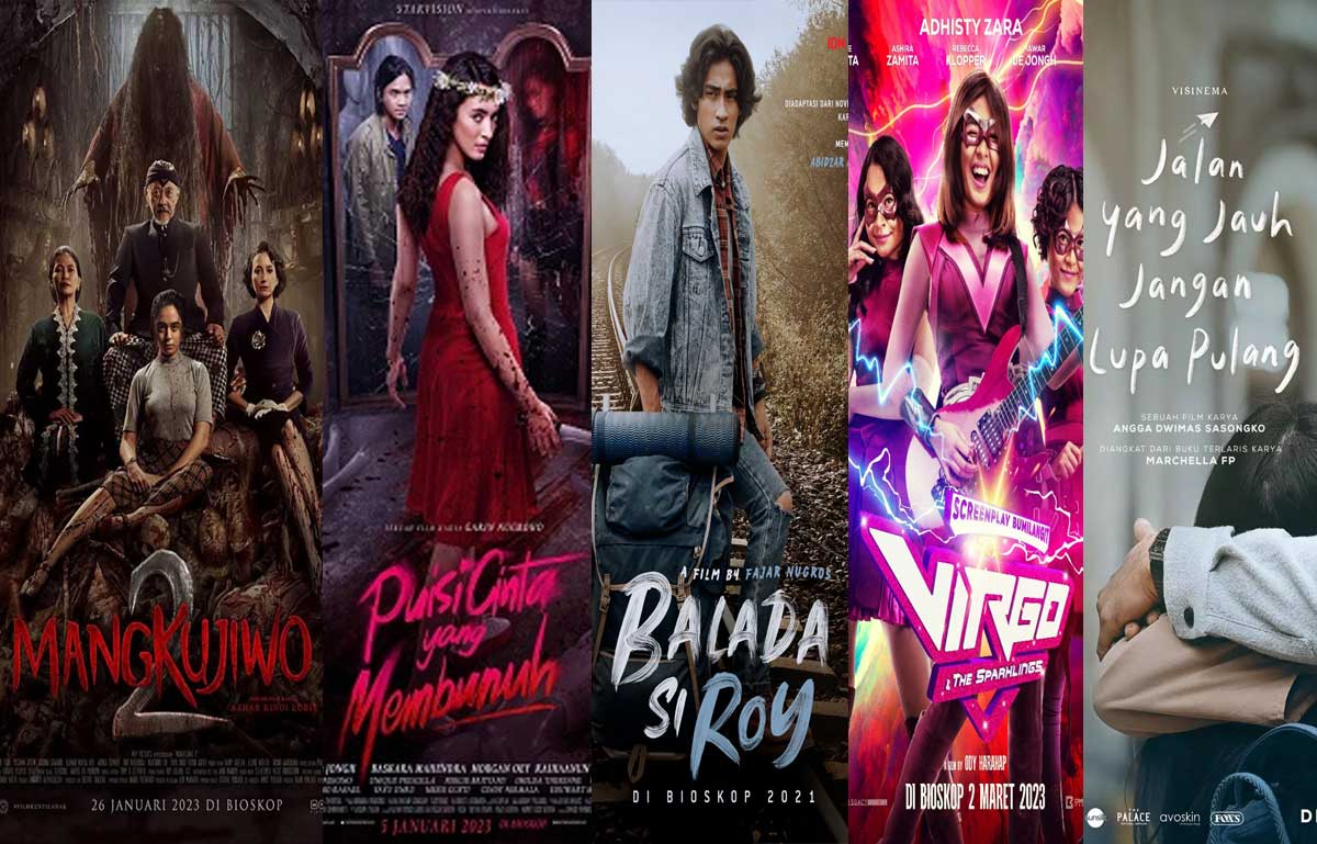 Halaman sampul film-film terbaru Bioskop Indonesia 2023