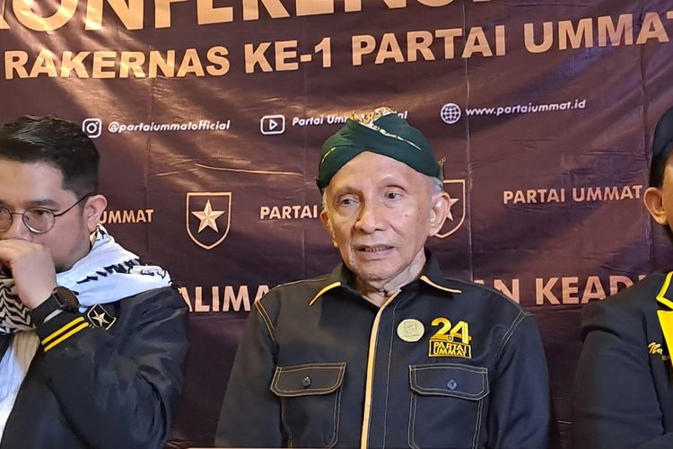 Ketua Majelis Syura Partai Ummat, Amien Rais [kompas]