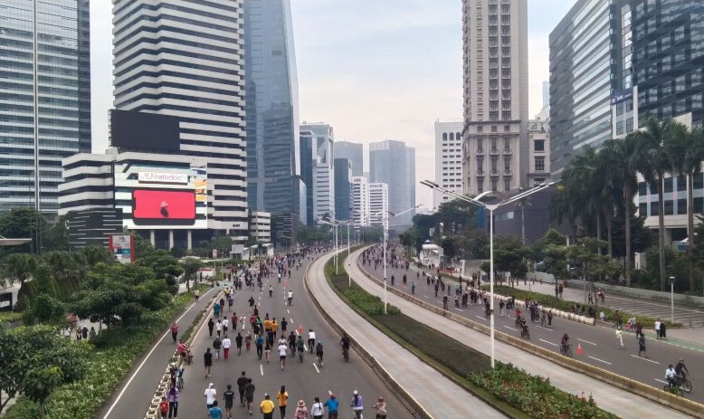 Potret Jalan Sudirman-Thamrin [antaranews]