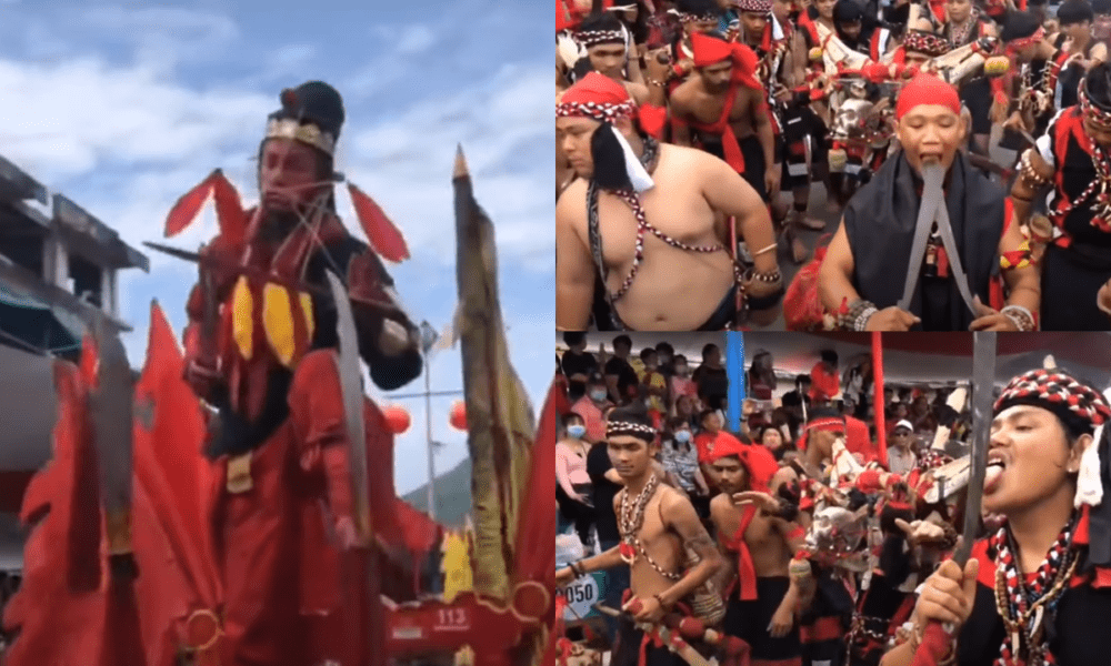 Pawai tatung yang berlangsung saat perayaan Cap Go Meh di kota singkawang