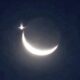 Fenomena Bulan Sabit bersanding Bintang, Jum'at (24/3/2023) [arasynews]