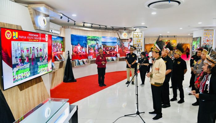 Presiden Jokowi meresmikan PYCH, Kota Jayapura, Provinsi Papua, Selasa (21/03/2023) [setkab]