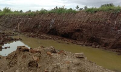 Lokasi penemuan artefak batu bata kuno di Banyuwangi [kompas]