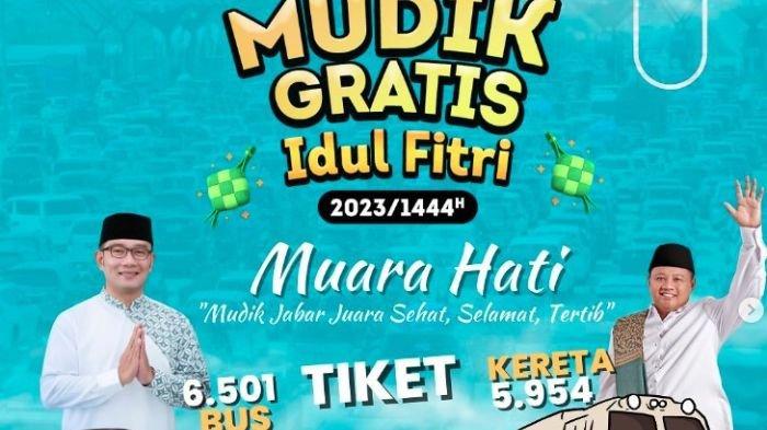 Pemerintah Provinsi Jawa Barat sediakan mudik gratis untuk masyarakat pada Lebaran 2023 [tribunnews]