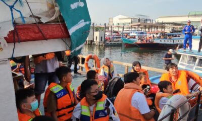 Suasana di Dermaga Kali Adem Pelabuhan Muara Angke