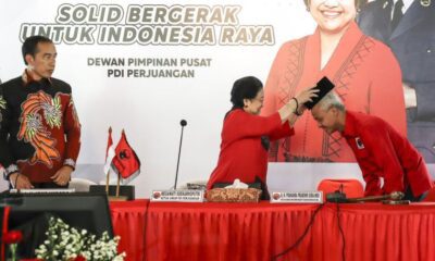 Ganjar Pranowo ditetapkan Megawati menjadi bakal capres di pemilu 2024 dari PDIP [antara]