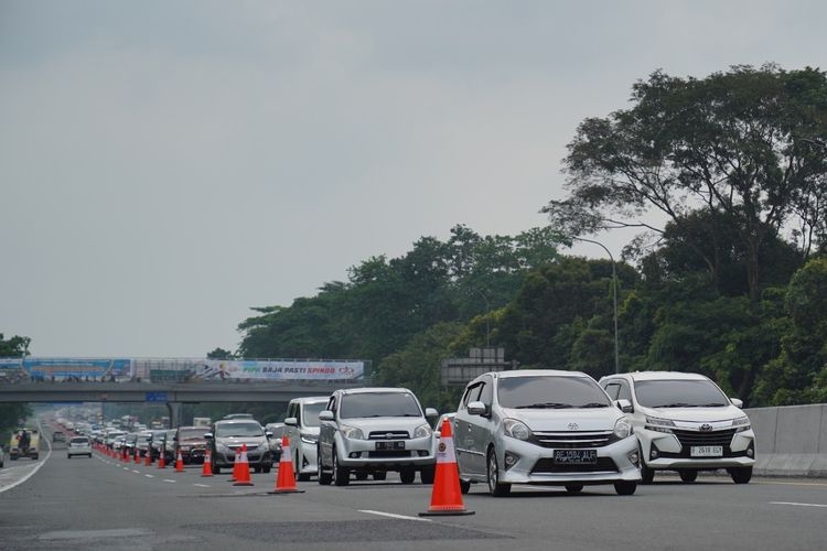 One Way Jalan Tol arus balik Lebaran