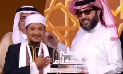 Ustaz Dhiahuddin berhasil menyabet gelar juara II lomba Azan Internasional Otr Alkalam 2023 [esnbanten]