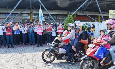 Pemudik Gratis Naik Kapal Laut tiba  di Pelabuhan Tanjung Priok