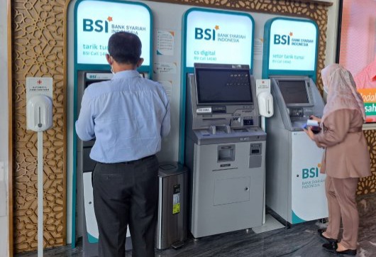 Ilustrasi ATM BSI [katadata]