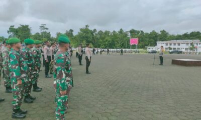 Kodim 1710/Mimika Bersama Polres Mimika Laksanakan Apel Pengamanan Mayday