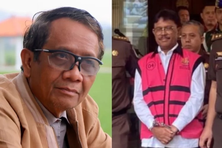 Jokowi juga telah menunjuk Menko Polhukam Mahfud MD menjadi Plt Menkominfo menggantikan Johnny G Plate [ayobandung]