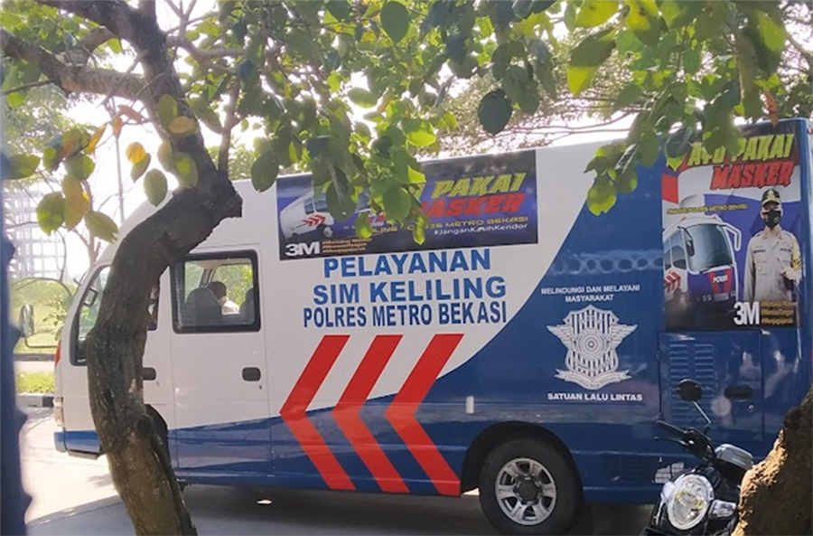 SIM Keliling Polres Metro Bekasi