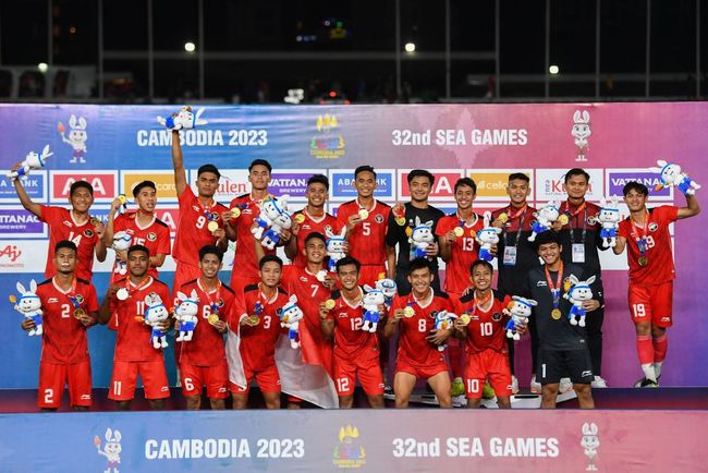 Timnas Indonesia U-22 berhasil raih juara dan bawa pulang medali emas di ajang SEA Games 2023 [detik]