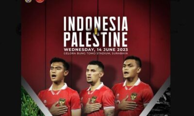Pertandingan persahabatan Timnas Indonesia vs Palestina [bolasport]
