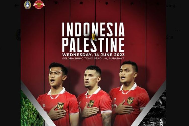 Pertandingan persahabatan Timnas Indonesia vs Palestina [bolasport]