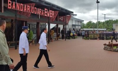 Presiden Joko Widodo hari ini telah meresmikan Bandara Ewer yang berada di Kabupaten Asmat, Papua Selatan, Kamis (6/7/2023) [fajarpapua]