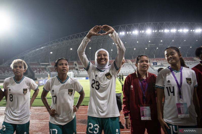 Timnas Putri Indonesia akan bertanding melawan Myanmar di laga semifinal Piala AFF Wanita U-19 2023