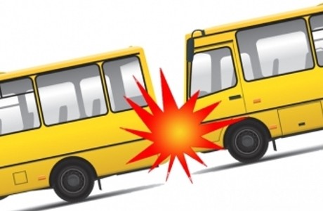Ilustrasi kecelakaan bus