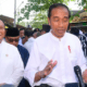 Presiden Joko Widodo, Prabowo Subianto dan Ganjar Pranowo mengunjungi Pasa Grogolan Pekalongan [disway]