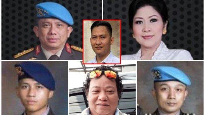 Brigadir J (tengah). Ferdy Sambo dan 4 Terpidana lainnya di Kasus pembunuhan Brigadir J [tribunnews]