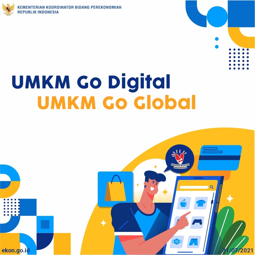 Ilustrasi UMKM go digital [ekon]