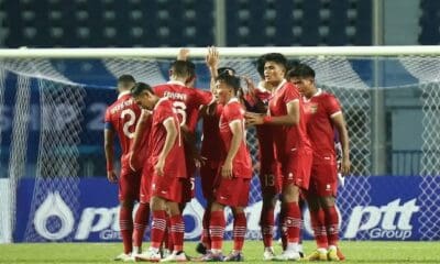Timnas Indonesia U-23 saat bermain di Piala AFF U-23 2023 [bola]