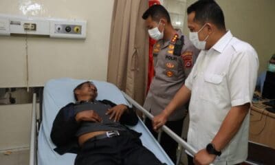 Kapolresta Tangerang dan Forkopimda Kabupaten Tangerang menjenguk korban bentrok yang terjadi di Pasar Kuta Bumi [pelitanusantara]
