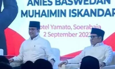 Anies Baswedan dan Muhaimin Iskandar resmi deklarasi jadi pasangan Bakal capres dan cawapres 2024 [beritasatu]