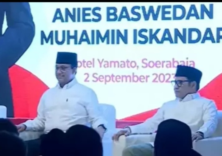 Anies Baswedan dan Muhaimin Iskandar resmi deklarasi jadi pasangan Bakal capres dan cawapres 2024 [beritasatu]