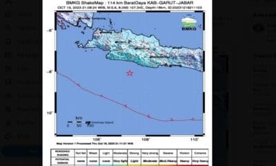 Gempa di Gatut, Kamis (19/10/2023) [tribunnews]