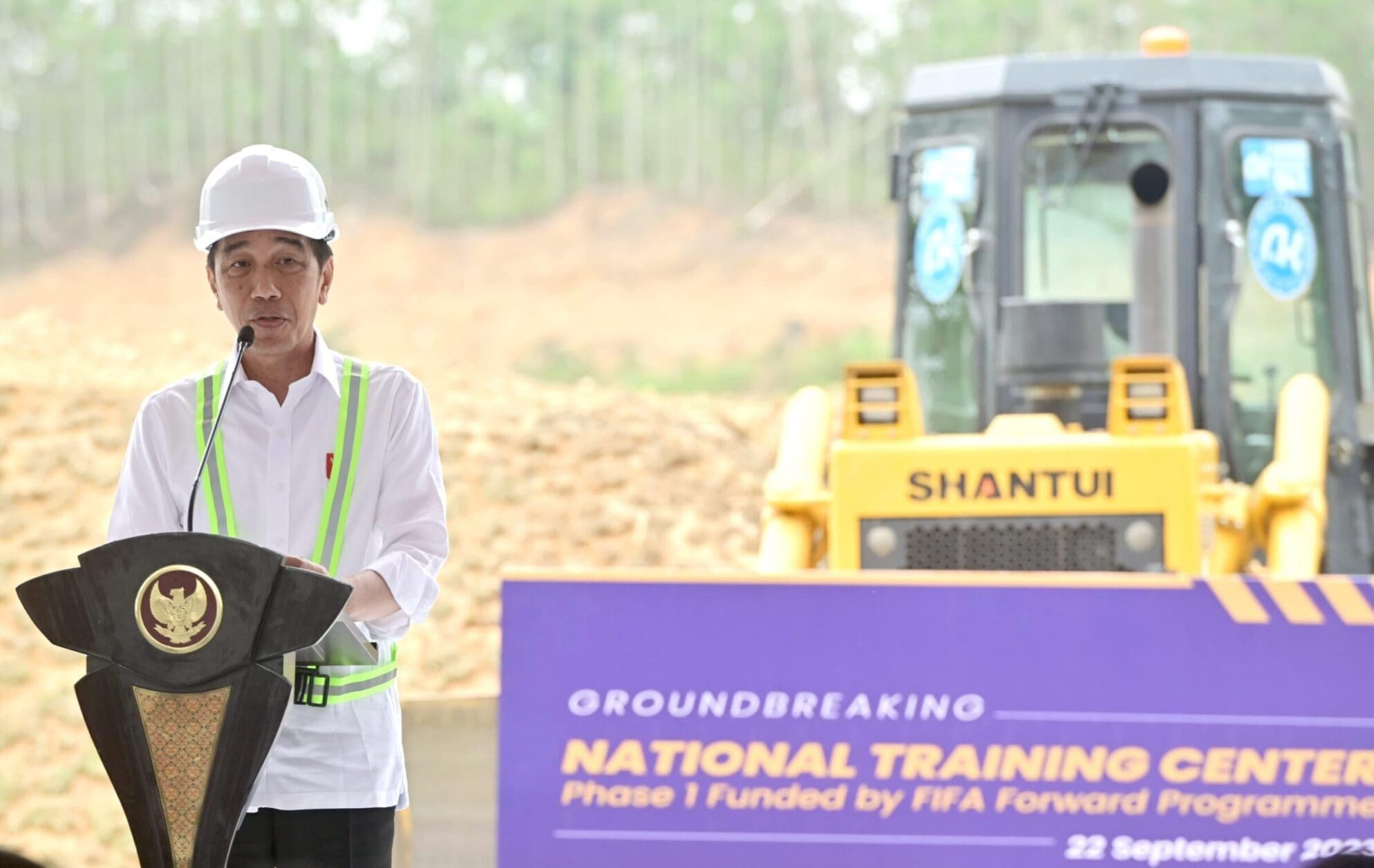 Presiden Jokowi resmikan Groundbreaking sekolah pertama Di IKN [setkab]