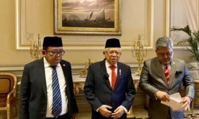 Wakil Presiden Ma'ruf Amin bertemu dengan Wakil Ketua I Parlemen Yunani Ioannis Plakiotakis, Rabu (22/11/2023) [liputan6]