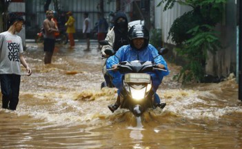 Ilustrasi banjir di Jakarta [cnnindonesia]