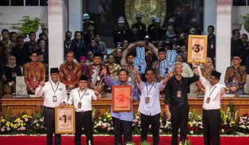 3 pasangan calon presiden dan calon wakil presiden [cnnindonesia]