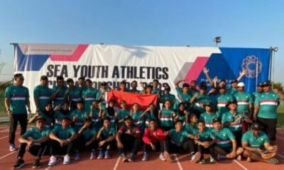 Pelajar Indonesia Di Ajang Sea Youth Athletics 2023 [antara]