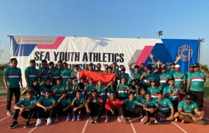 Pelajar Indonesia Di Ajang Sea Youth Athletics 2023 [antara]