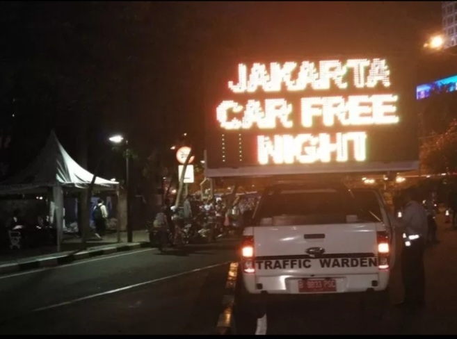 Car Free Night Jakarta tahun lalu [akurat]