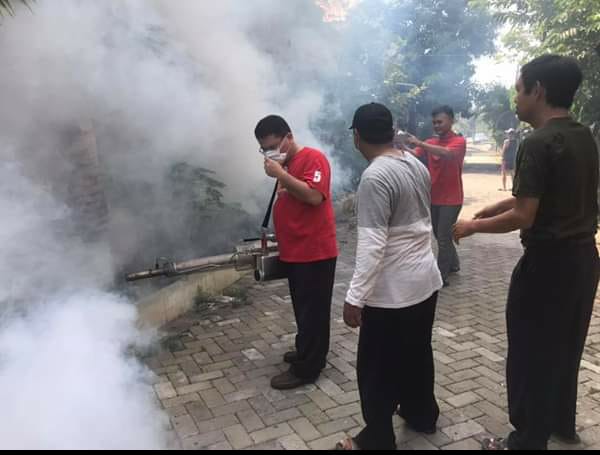 Ilustrasi fogging di Bekasi [monitor]