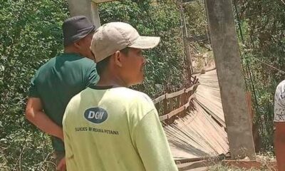 Jembatan gantung di Kolaka Timur Sulawesi Tenggara putus [inews]