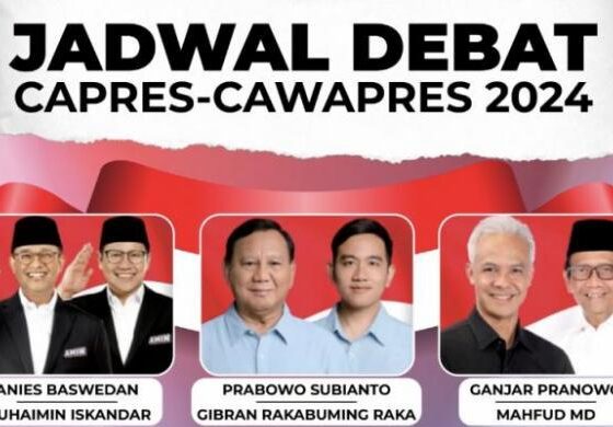 Jadwal debat capres-cawapres 2024 [rm]