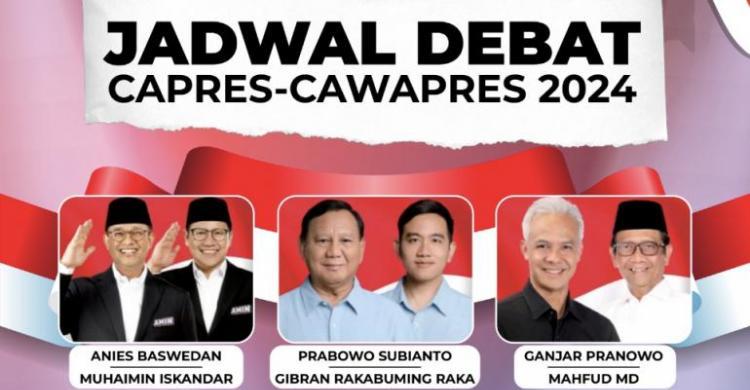 Jadwal debat capres-cawapres 2024 [rm]