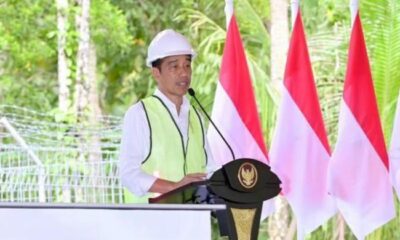Presiden Joko Widodo telah resmikan ribuan Base Transceiver Station (BTS) 4G Bakti beserta pengoperasian Satelit Republik Indonesia 1 (Satria-1) di Kabupaten Kepulauan Talaud, Sulawesi Utara, Kamis (28/12/2023) [rm]