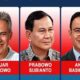 Tiga calon presiden Anies Baswedan, Prabowo Subianto, serta Ganjar Pranowo [mnctrijaya]