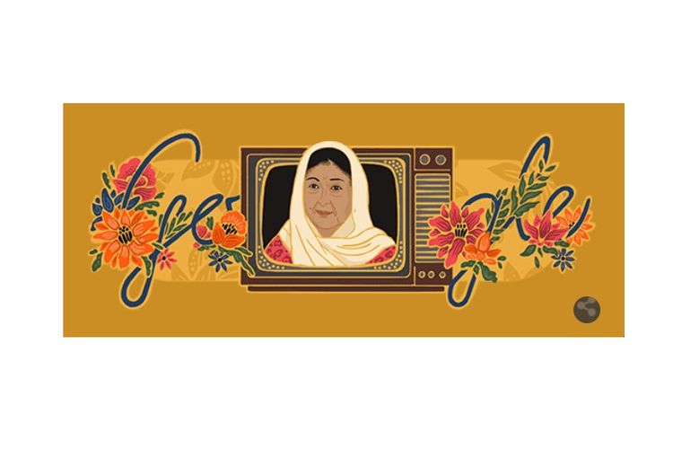 Aminah Cendrakasih tampil di Google Doodle hari ini [google doodle]