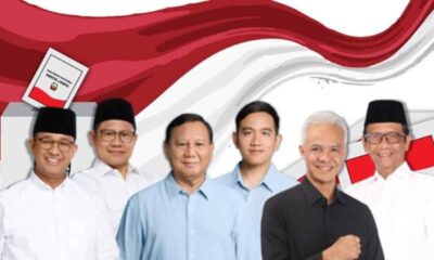 Calon Presiden dan calon wakil presiden di pilpres 2024 [kepripedia]