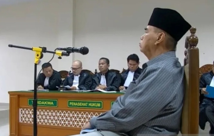 Sidang Panji Gumilang di Indramayu [antara]