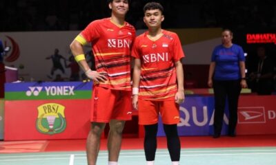 Ganda putra Indonesia, Leo Rolly Carnando/Daniel Marthin (Leo/Daniel) berhasil raih juara di ajang Indonesia Masters 2024 [pbsi]