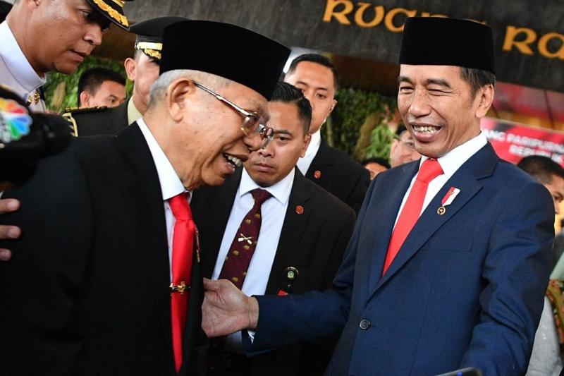 Presiden Joko Widodo dan Wapres Ma'ruf Amin [bbc]