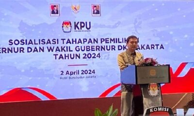 Komisi Pemilihan Umum (KPU) DKI Jakarta lakukan sosialisasi tahapan pelaksanaan pemilihan kepala daerah (Pilkada) 2024